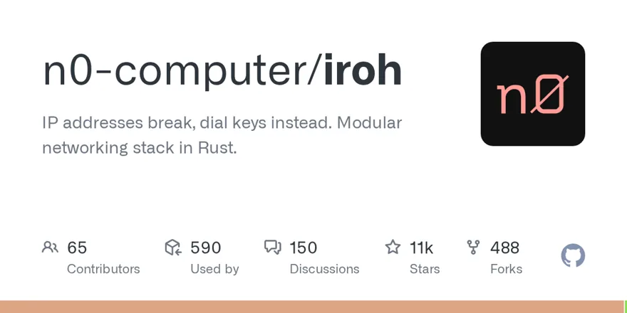 n0-computer/iroh GitHub 项目预览